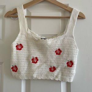 WILD FABLE CROCHET TOP